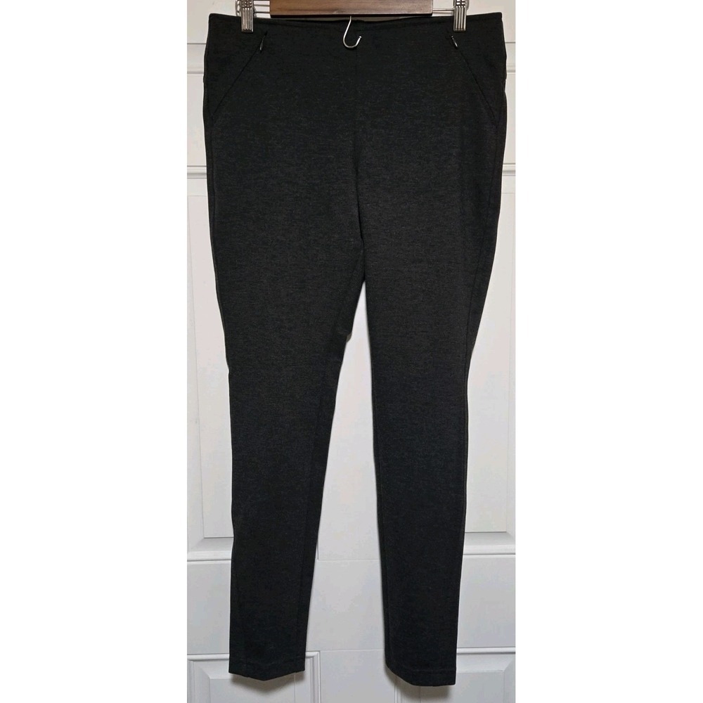 Exofficio‎ Pants Women's Size 10 Dark Gray Black Hiking Outdoor Pull On
